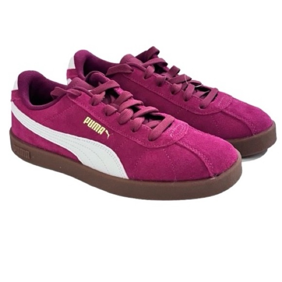 🆕- Puma Club II Suede Sneaker. Winter Berry. Size: 7.5. NWT - Picture 2 of 11